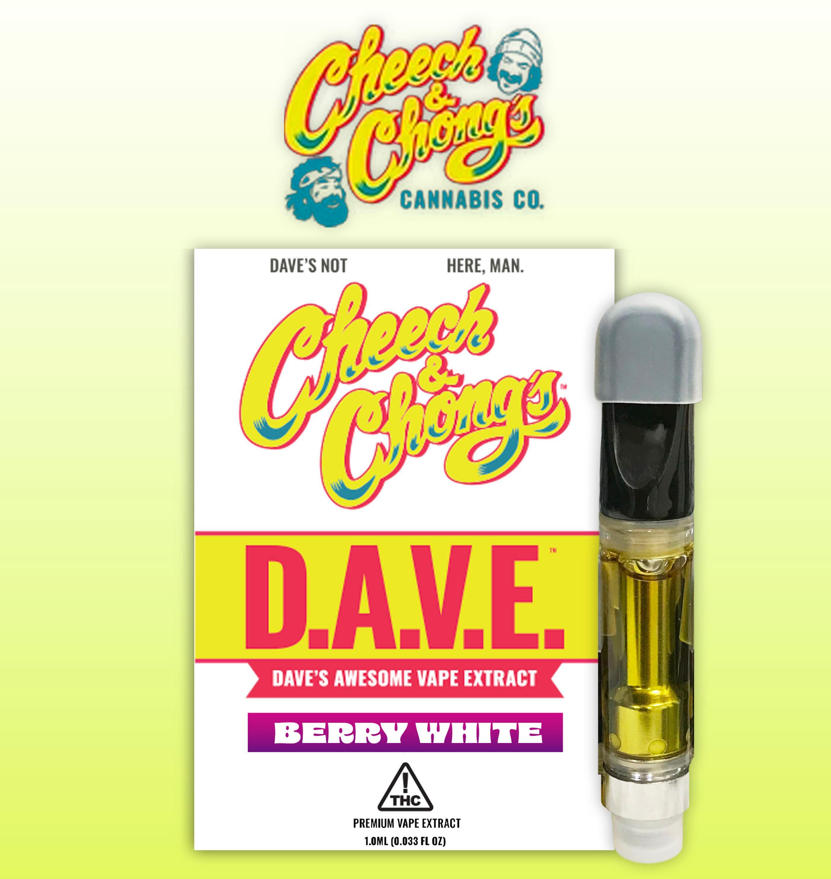 Photograph of product: Cheech & Chong's | 1g | Berry White | Cartridge