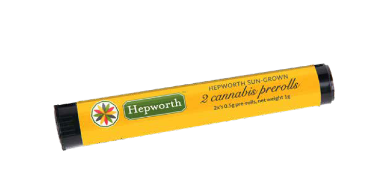 Photograph of product: Hepworth - Mimosa Pre-Roll 2pk