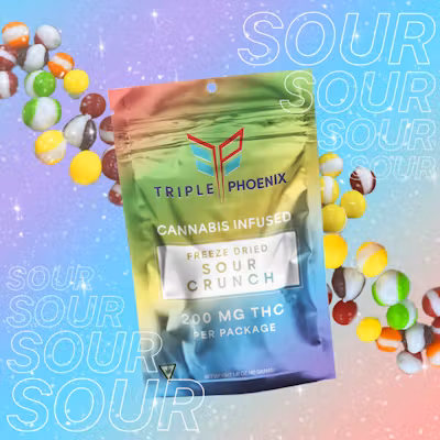 Photograph of product: Sour Crunch | 200MG Skittles Candy