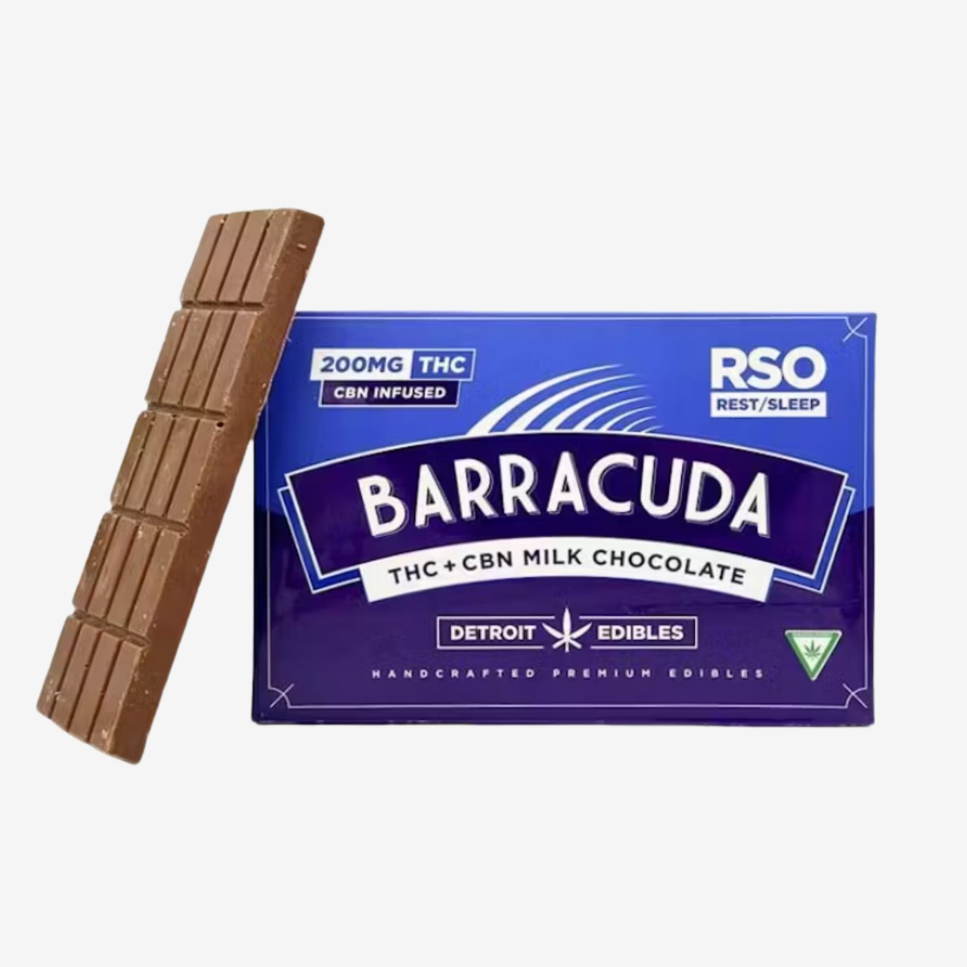 Photograph of product: Barracuda Bar - RSO Rest Milk Chocolate 200mg