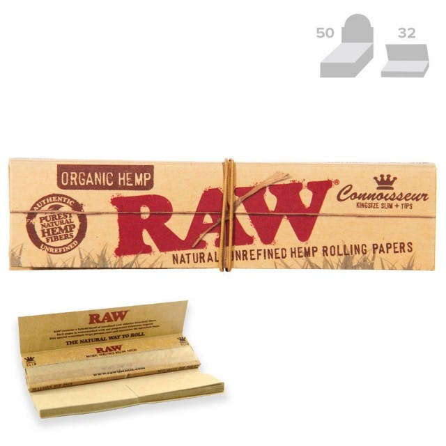 Photograph of product: King Size Connoisseur Papers W/ Tips - 