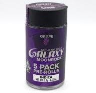 Photograph of product: Grape | 5pk Moonrock Prerolls