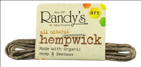 Photograph of product: Randy's | Hemp Wick [4ft Roll]