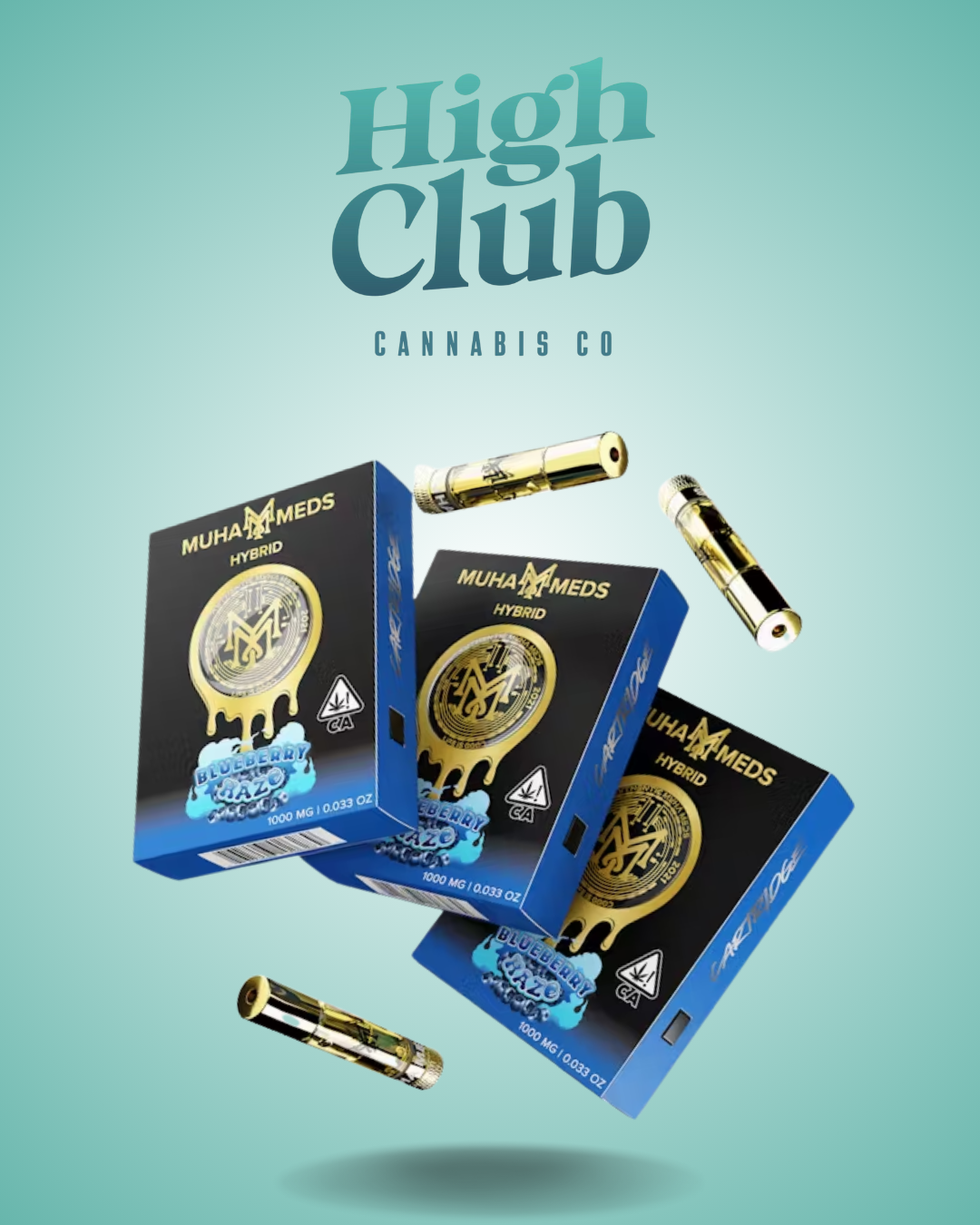 Photograph of product: Muha Meds | Blueberry Muffin Cart