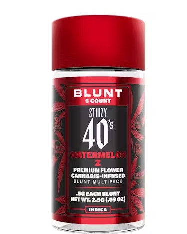Photograph of product: WATERMELON Z INFUSED MINI BLUNTS 2.5G 5 PACK