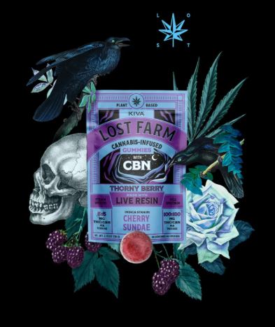 Photograph of product: 5mg Lost Farm Cherry Sundae x Thorny Berry 20pk