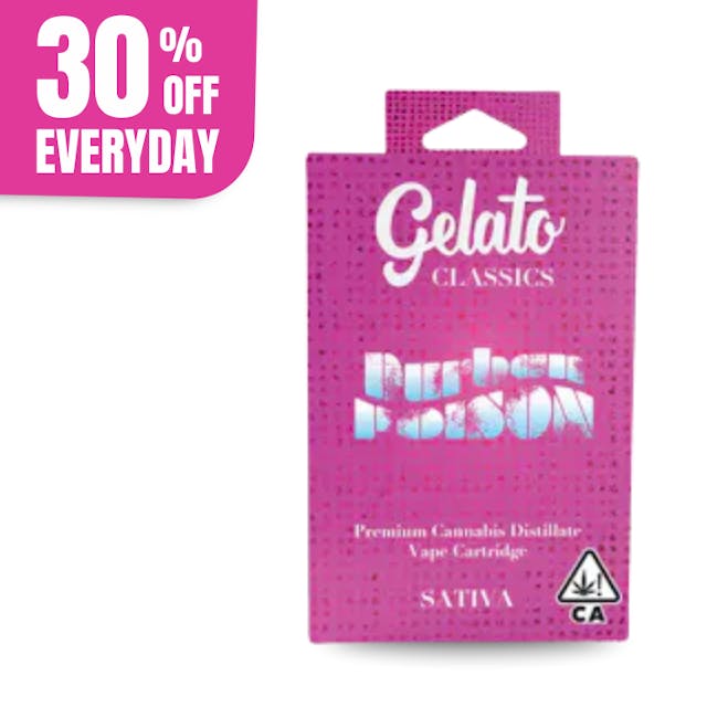 Photograph of product: Gelato Classics | 1g - Durban Poison - Cartridge - Oui'd - 