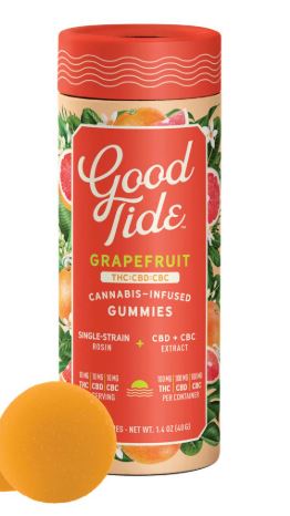 Photograph of product: GRAPEFRUIT [S] TH-oui:CBD:CBC 1:1:1 - 100 MG
