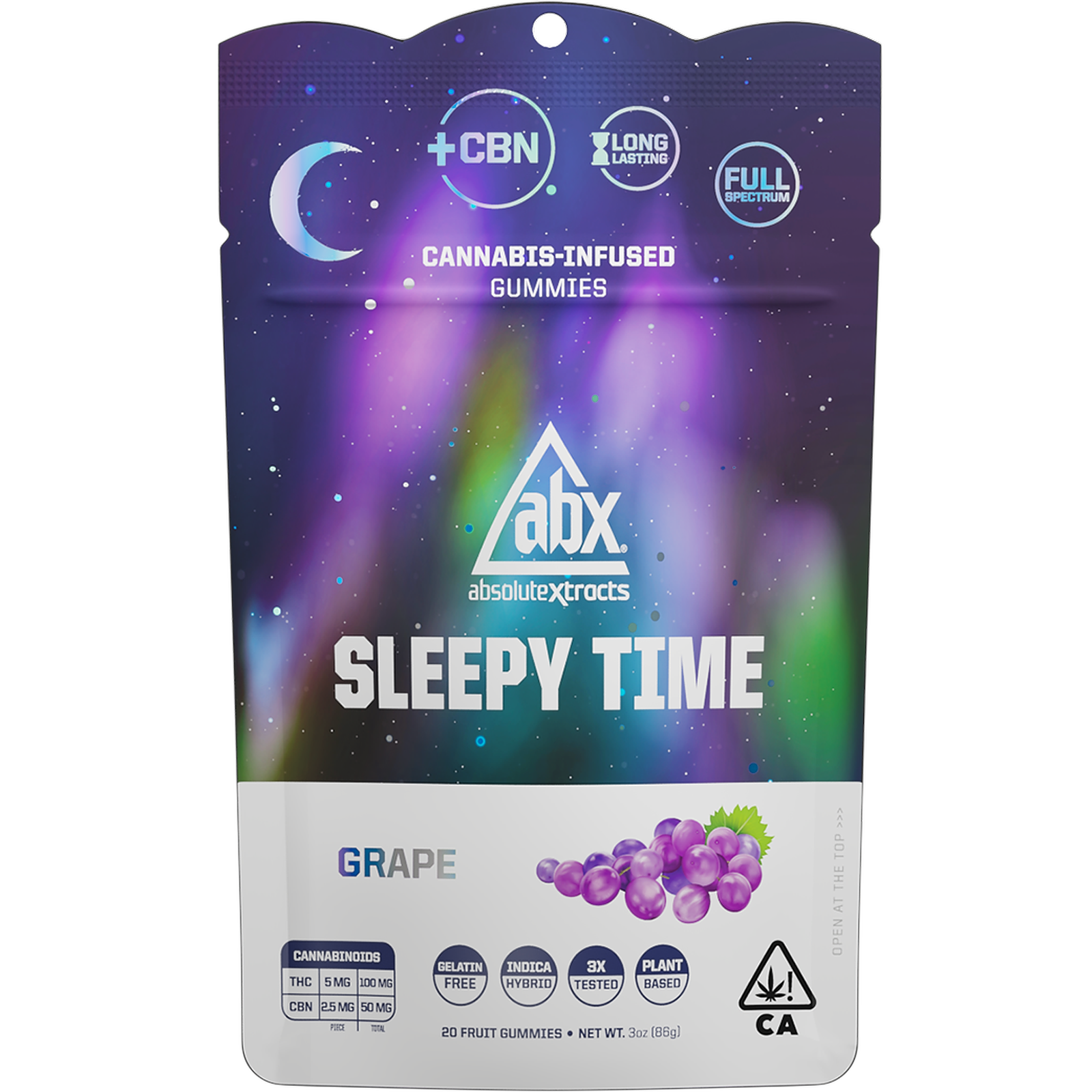 Photograph of product: Grape Sleepy Time Gummies ABX