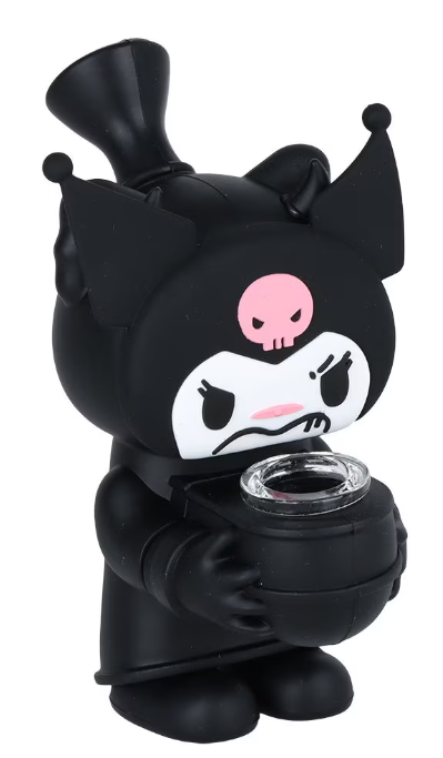 Photograph of product: Don't Feed the Gremlins | Silicone Hand Pipe | 5.5"