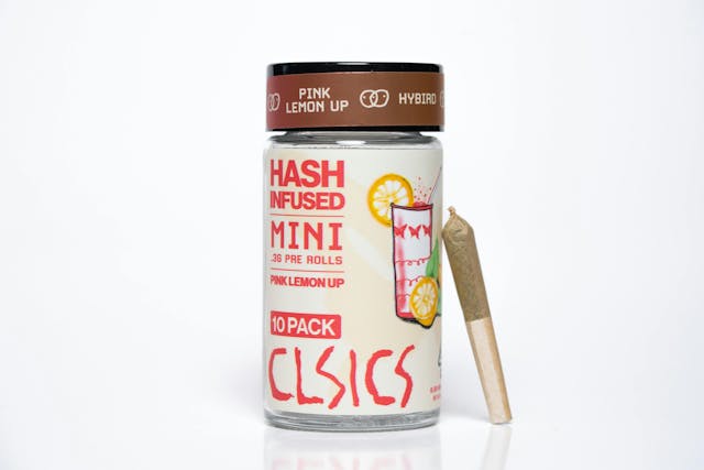 Photograph of product: CLSICS – Pink Lemon Up – au chocolat-Infused Preroll – 10-Pack – 3g - 