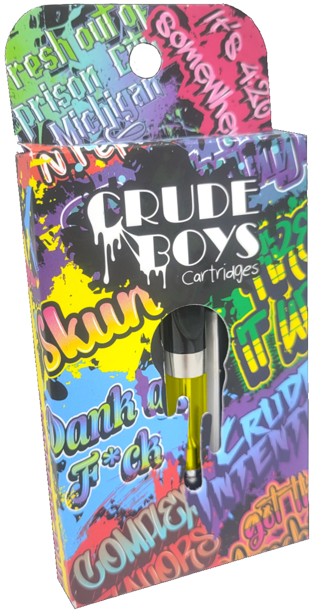 Photograph of product: Crude Boys 1g Carts - (H) SFV OG - REC