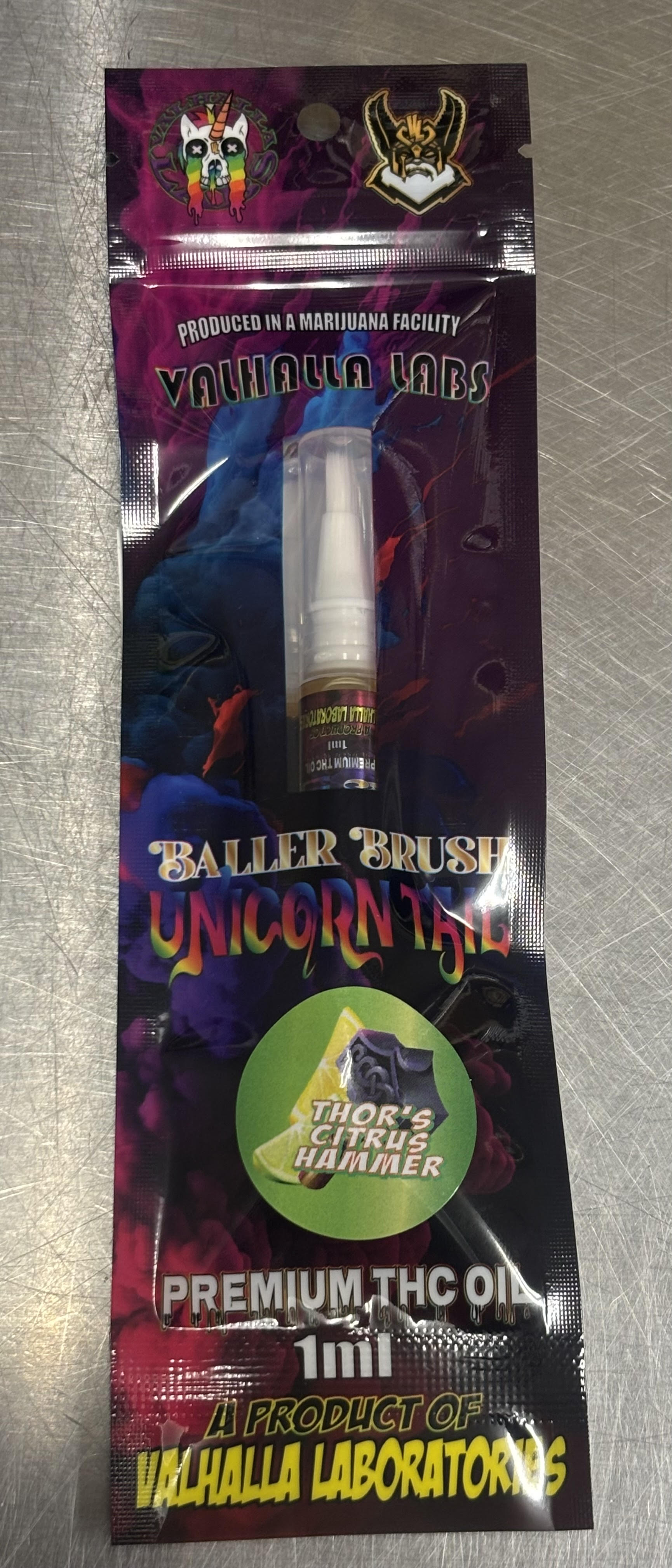 Photograph of product: Valhalla 1g Thor's Citrus Hammer Brush