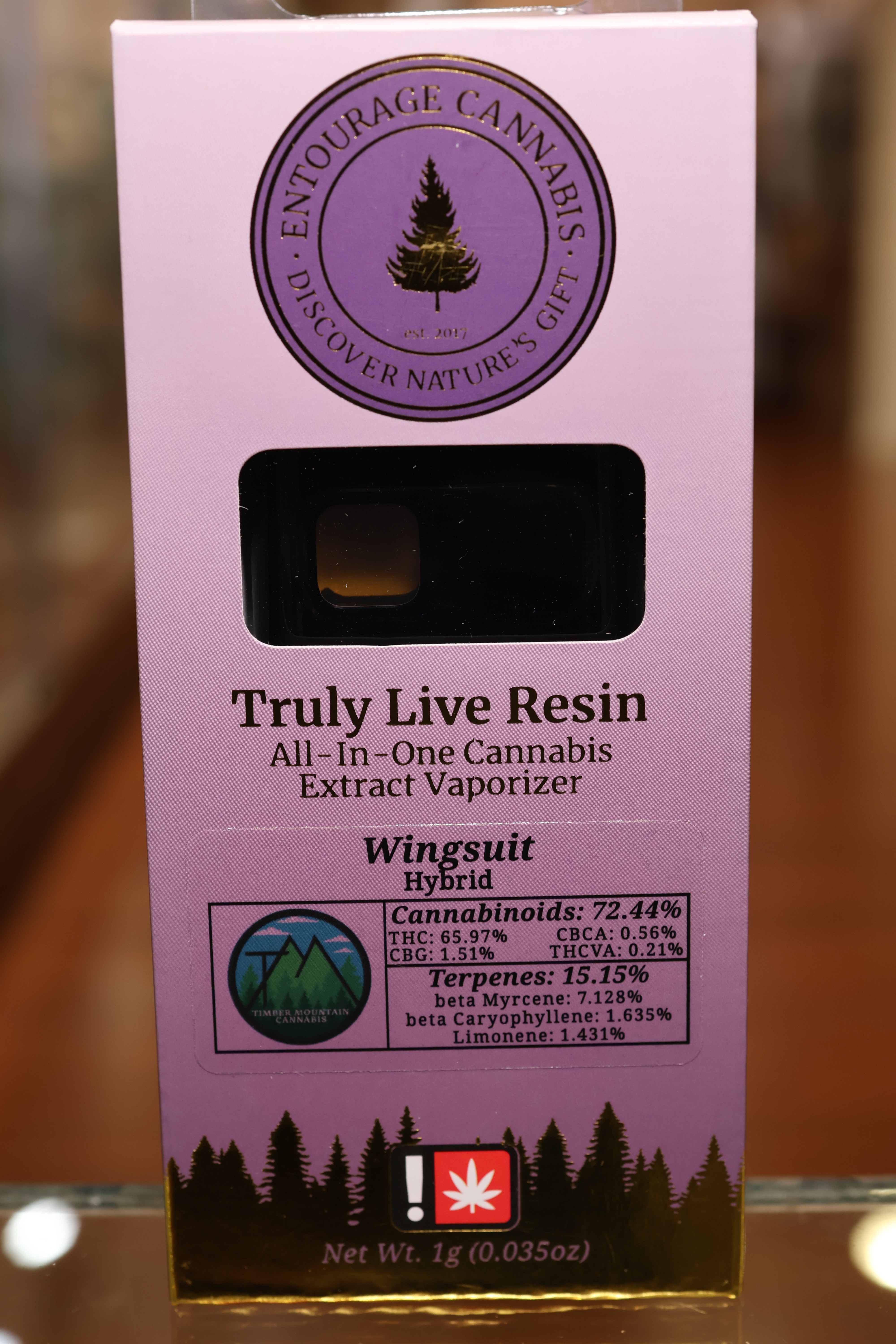 Photograph of product: Wingsuit Live Resin POD (Entourage Oui'd)