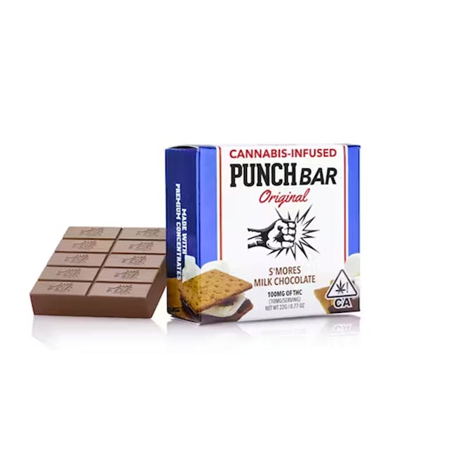Photograph of product: S'mores Milk Chocolate | 100mg Solventless Punchbar - 