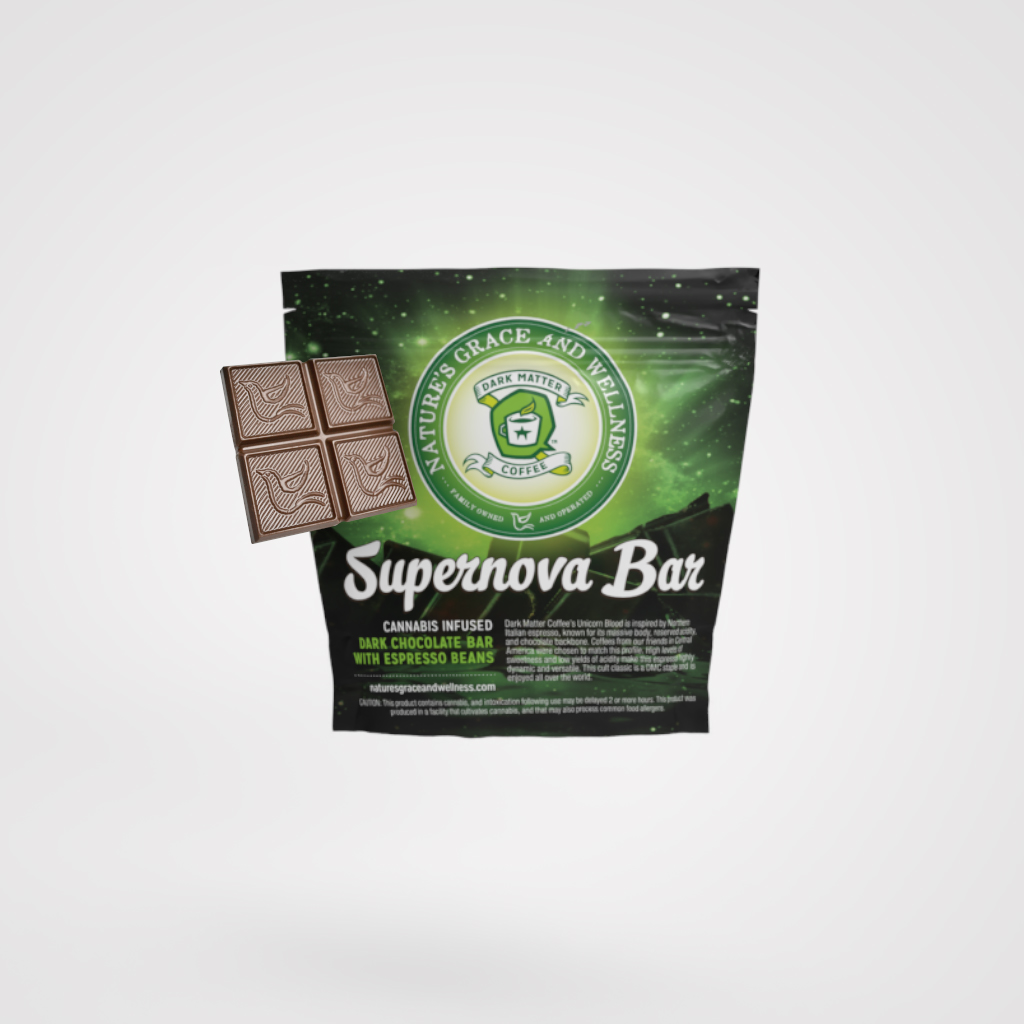 Photograph of product: Supernova Chocolate 100mg (4-Pack | 25mg Each)