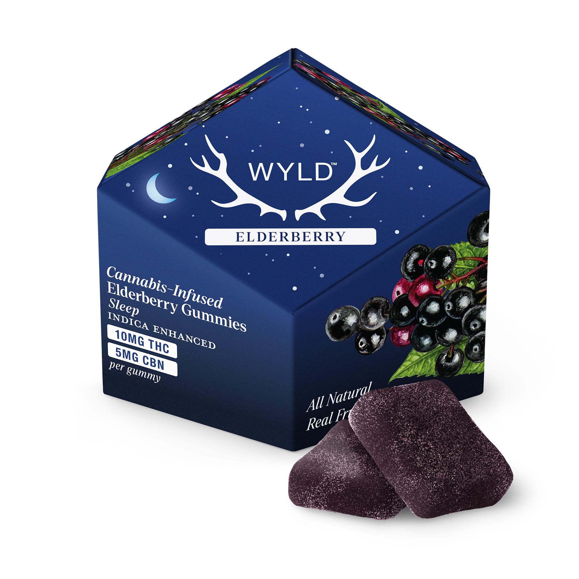 Photograph of product: Gummies - 2:1 CBN Elderberry