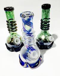 Photograph of product: 8" Soft Glass Water Pipe | Assorted Colors