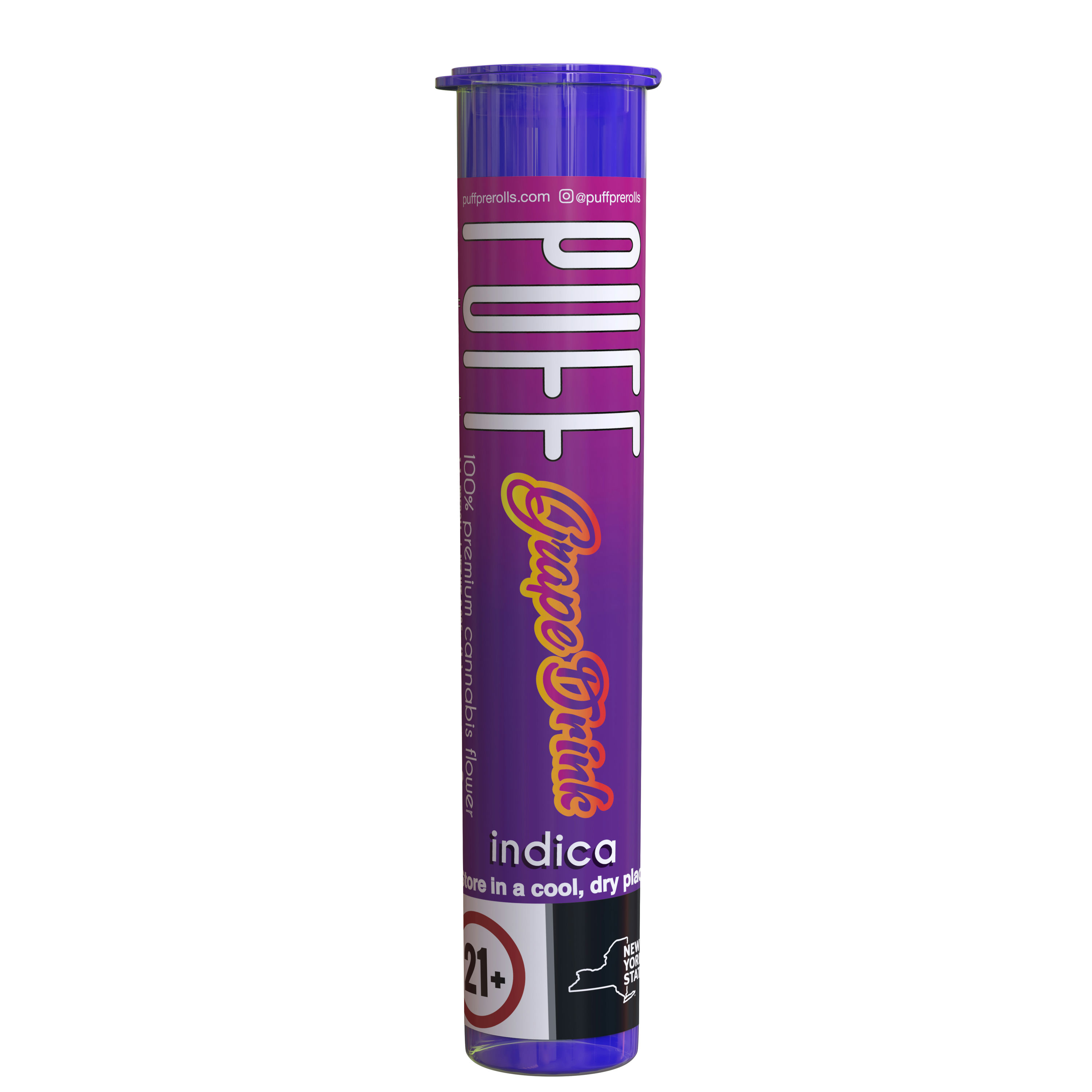 Photograph of product: Pre-Rolls | Puff | Grape Drink Single Oui'd