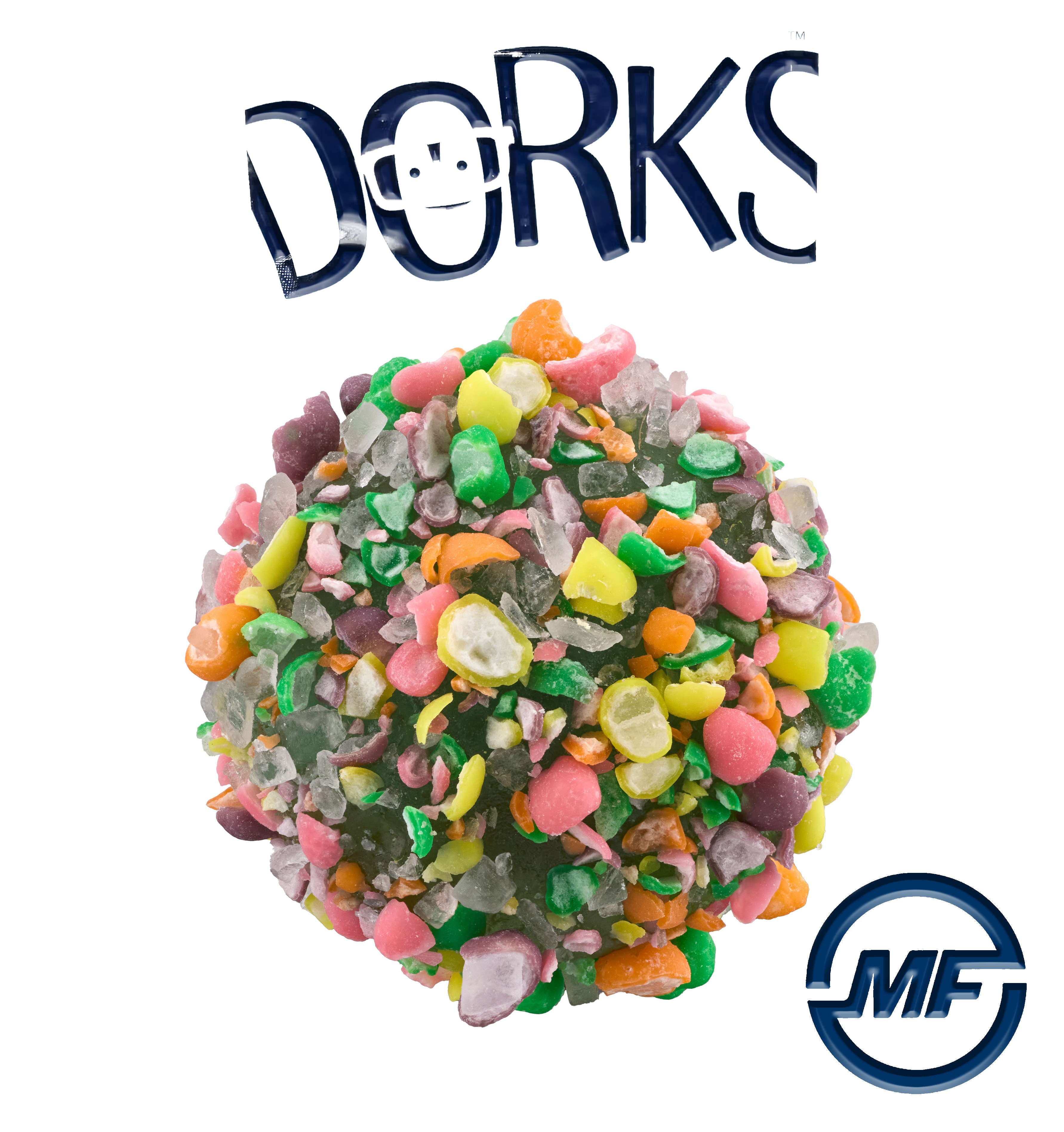 Photograph of product: Dorks | Dweeby Blue Raz | Nerd Gummies | 200mg