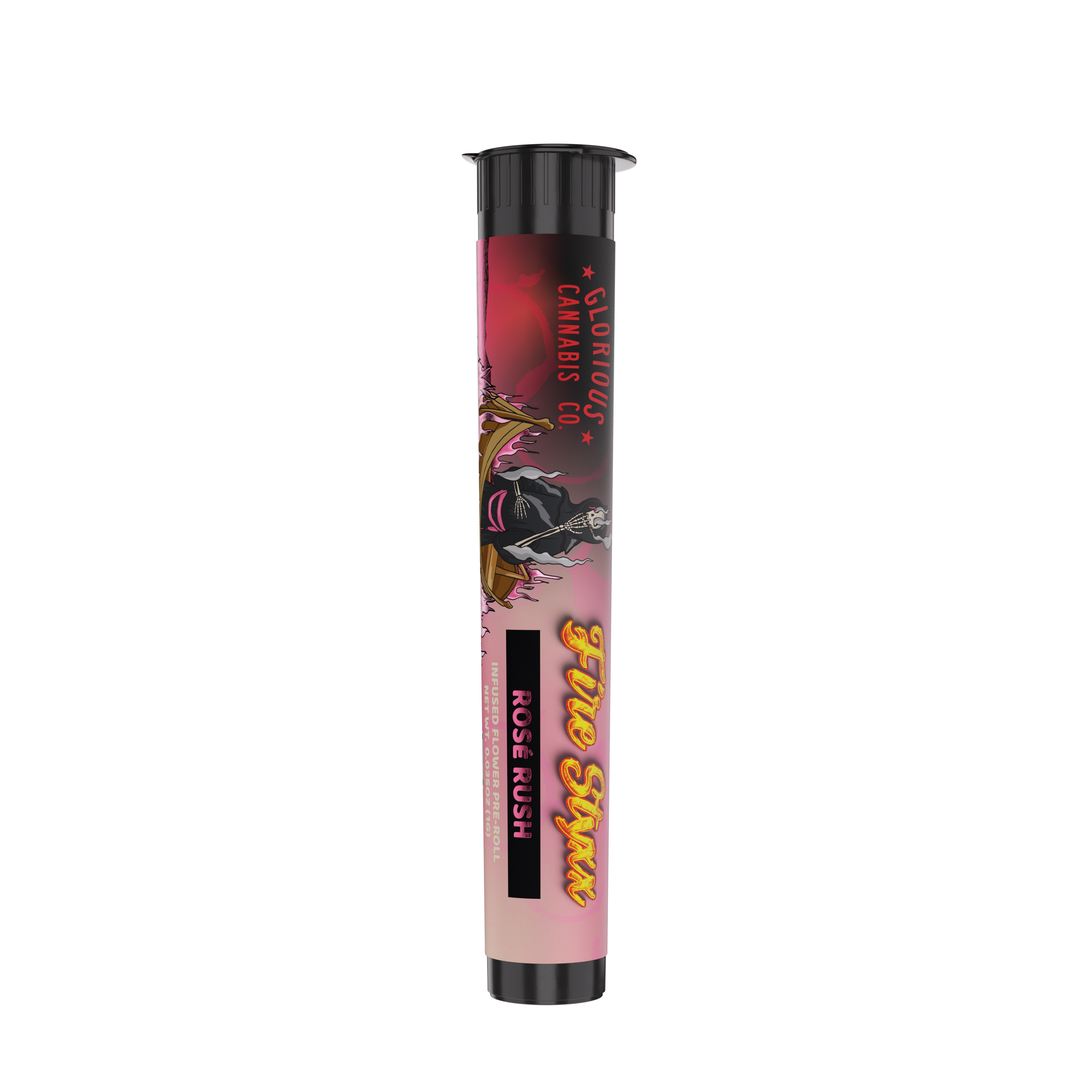 Photograph of product: Glorious Oui'd - Fire Styxx - Rose Rush (1g)