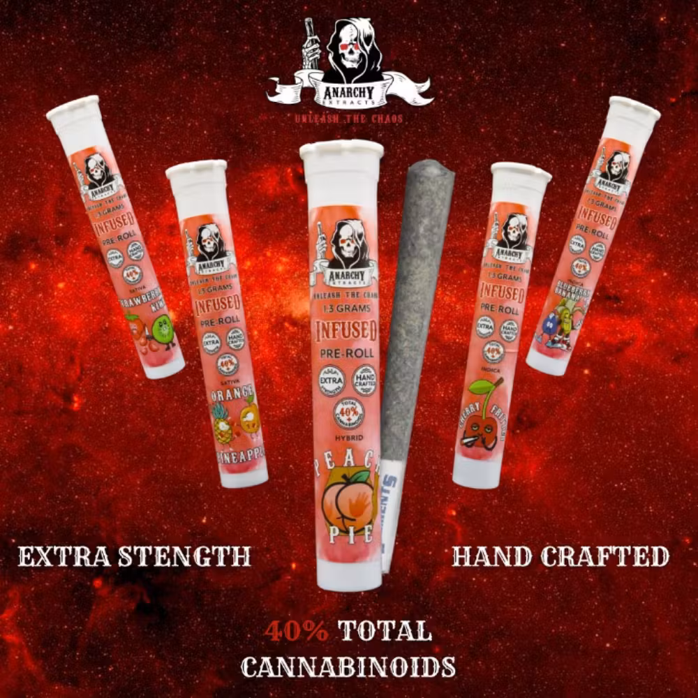 Photograph of product: Anarchy | Pineapple Smash  | 1.3g Infused Preroll | REC