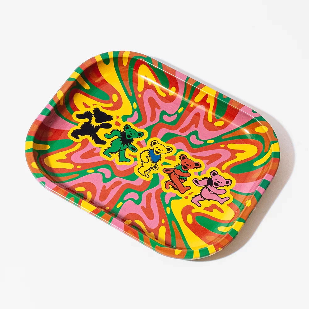 Photograph of product: Grateful Dead Rolling Tray | Small | Dancing Bears