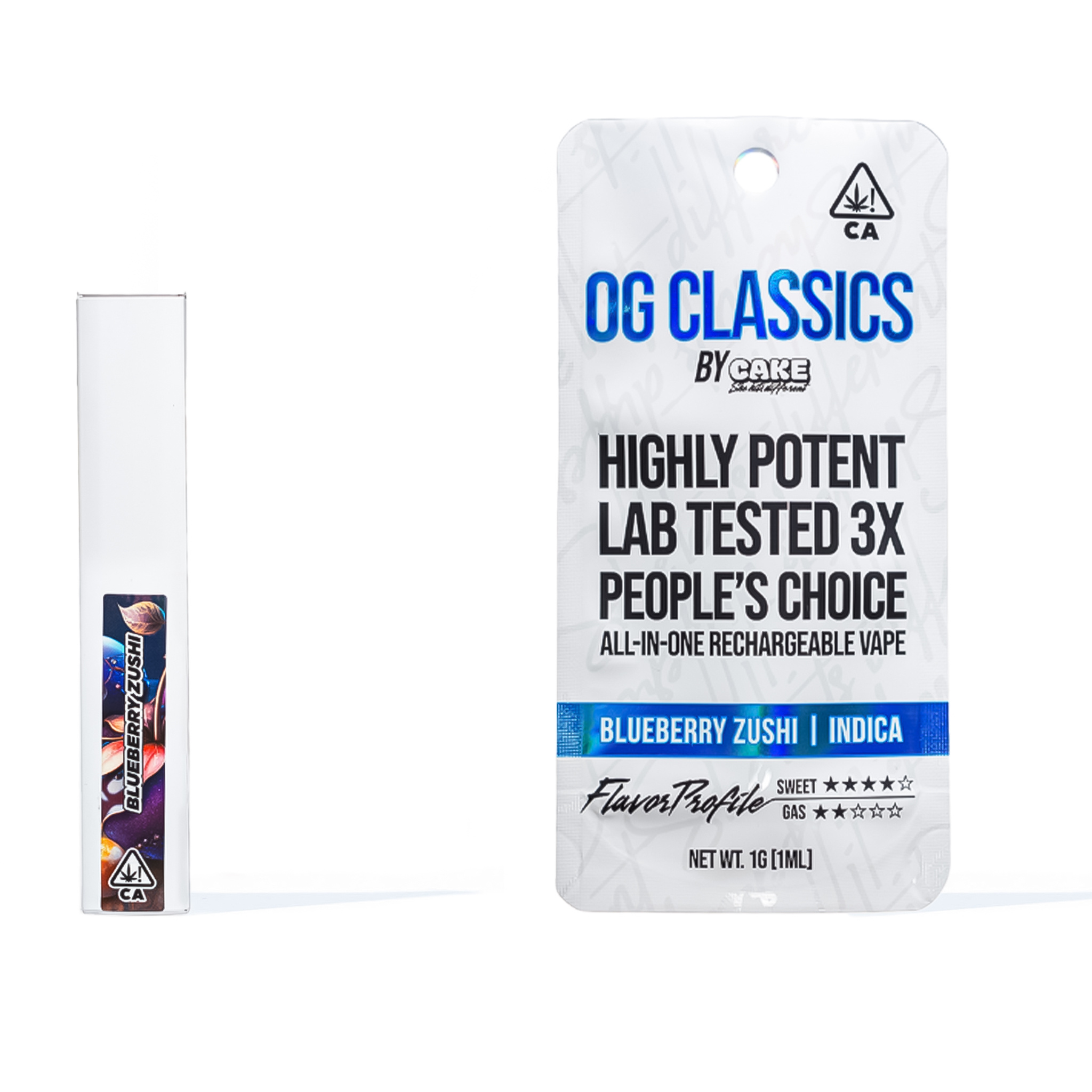 Photograph of product: BLUEBERRY ZUSHI 1G ALL IN ONE