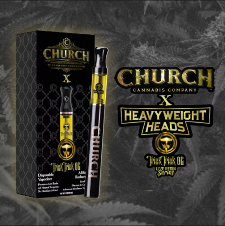 Photograph of product: CHURCH X TRICK TRICK | OG - LIVE RESIN AIO Oui'd
