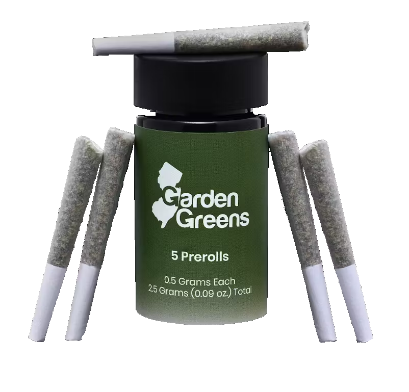 Photograph of product: Garden Greens | Heir Heads | Pre-Roll 5-Pack | 2.5g