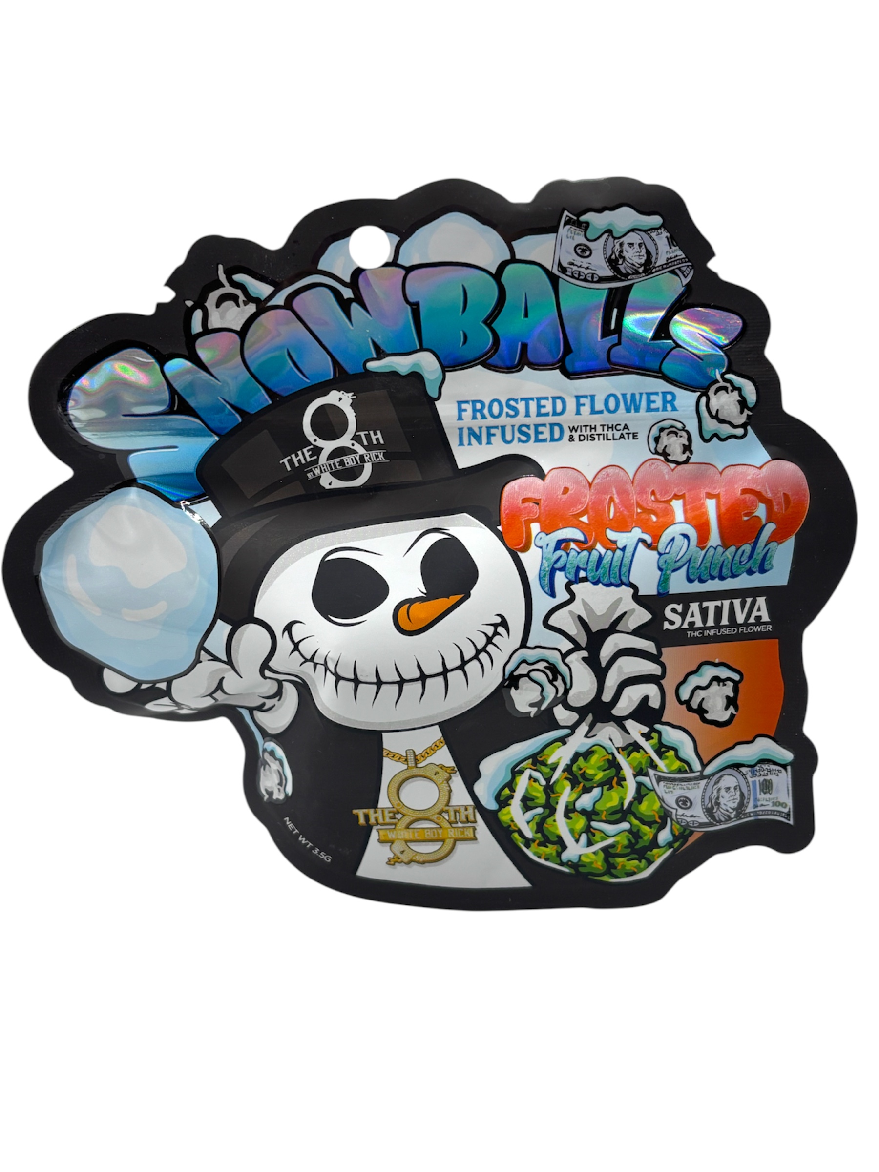 Photograph of Product: The 8th by White Boy Rick Fruit Punch Snowballs Prepack Rec - 3.5g