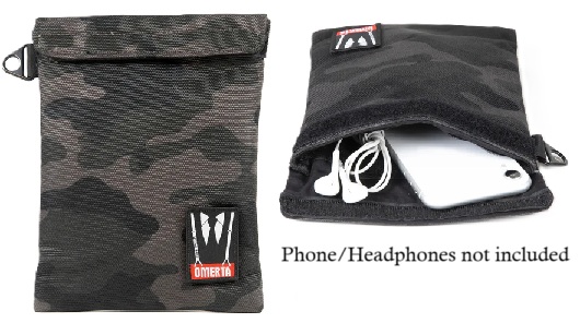 Photograph of product: DIME BAGS | 7" Capo Smell Proof Pouch- Camo $24