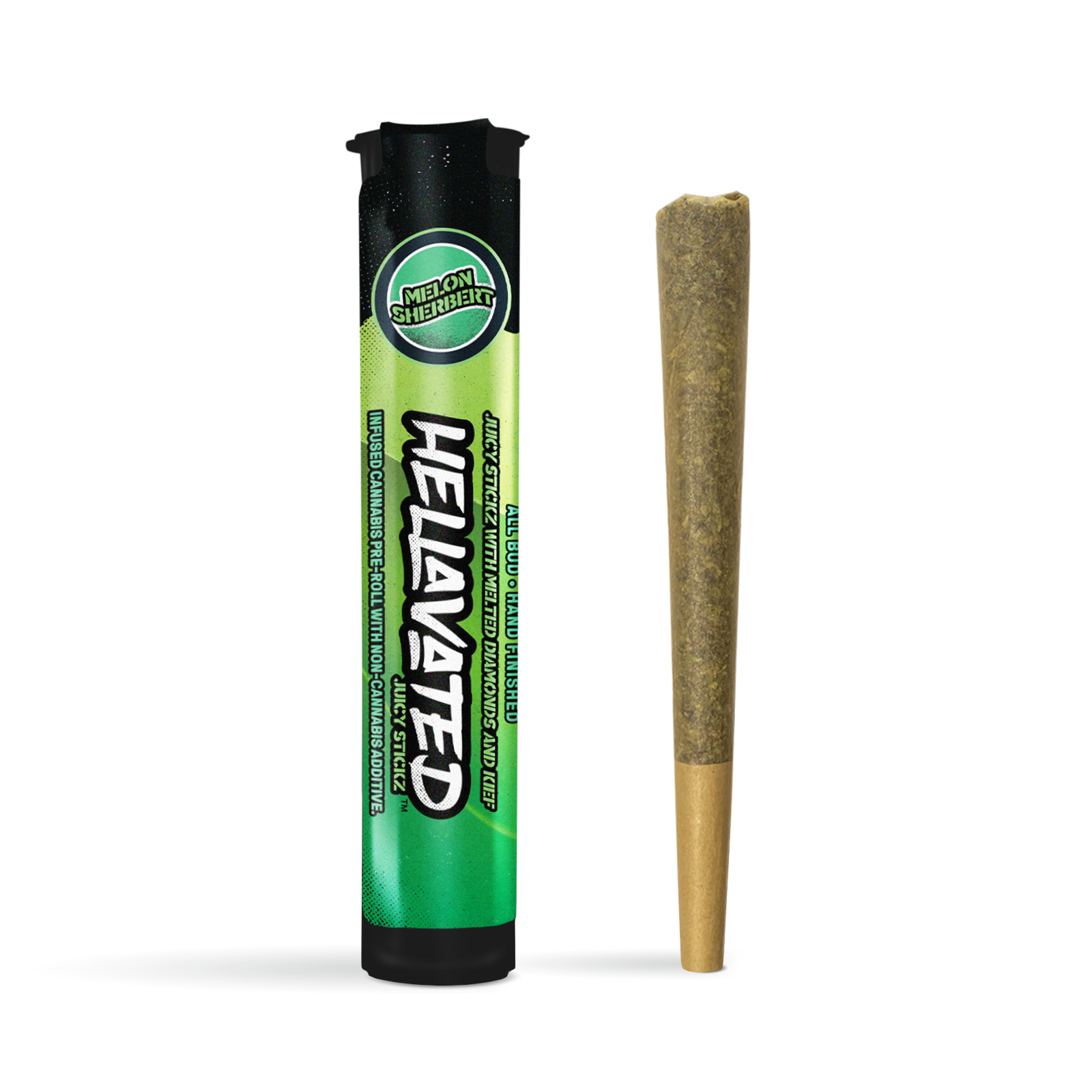Photograph of product: Melon Sherbert Juicy Stickz Infused Pre-Roll