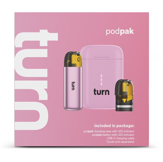 Photograph of product: TURN PODPAK BATTERY AND CHARGING CASE [PINK]