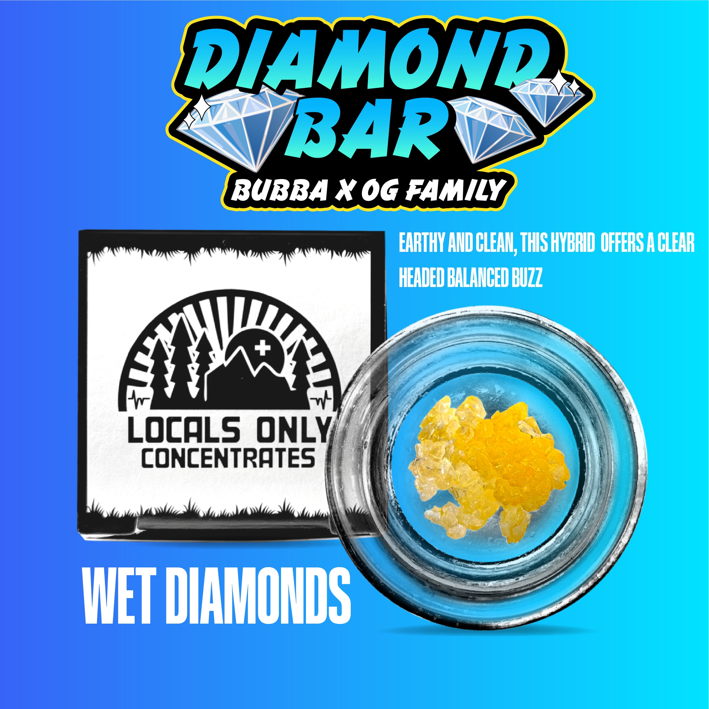 Photograph of Product: Diamond Bar Wet Diamonds