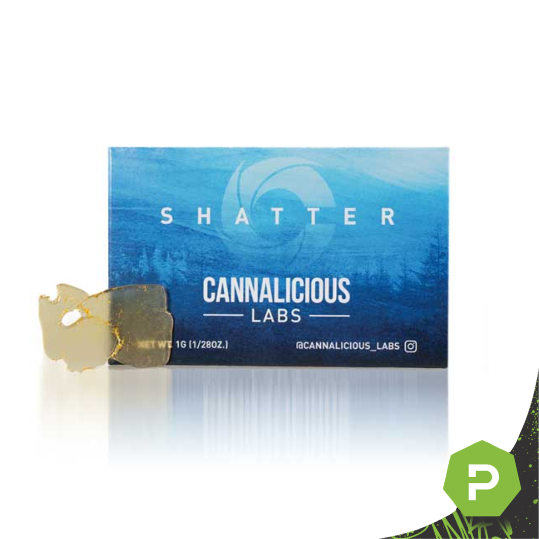 Photograph of product: Cannalicious Shatter | Orange Cookies