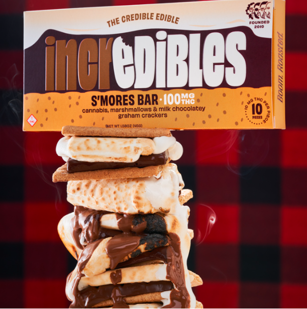 Photograph of product: Incredible Chocolate 100 mg S'mores