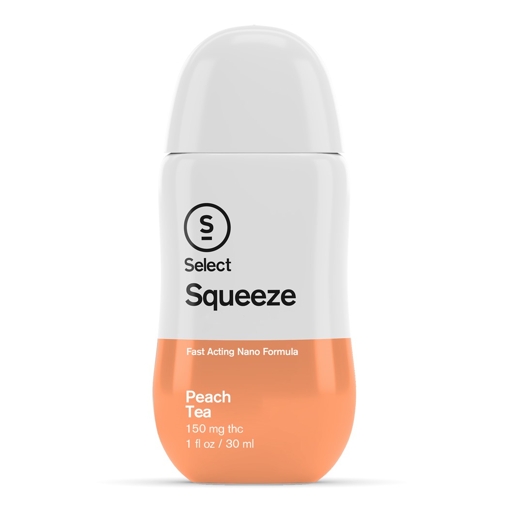 Photograph of product: Select Squeeze Peach Tea 100mg (20mL)
