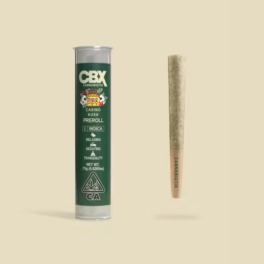 Photograph of product: CBX | Casino Kush .75g Pre-Roll