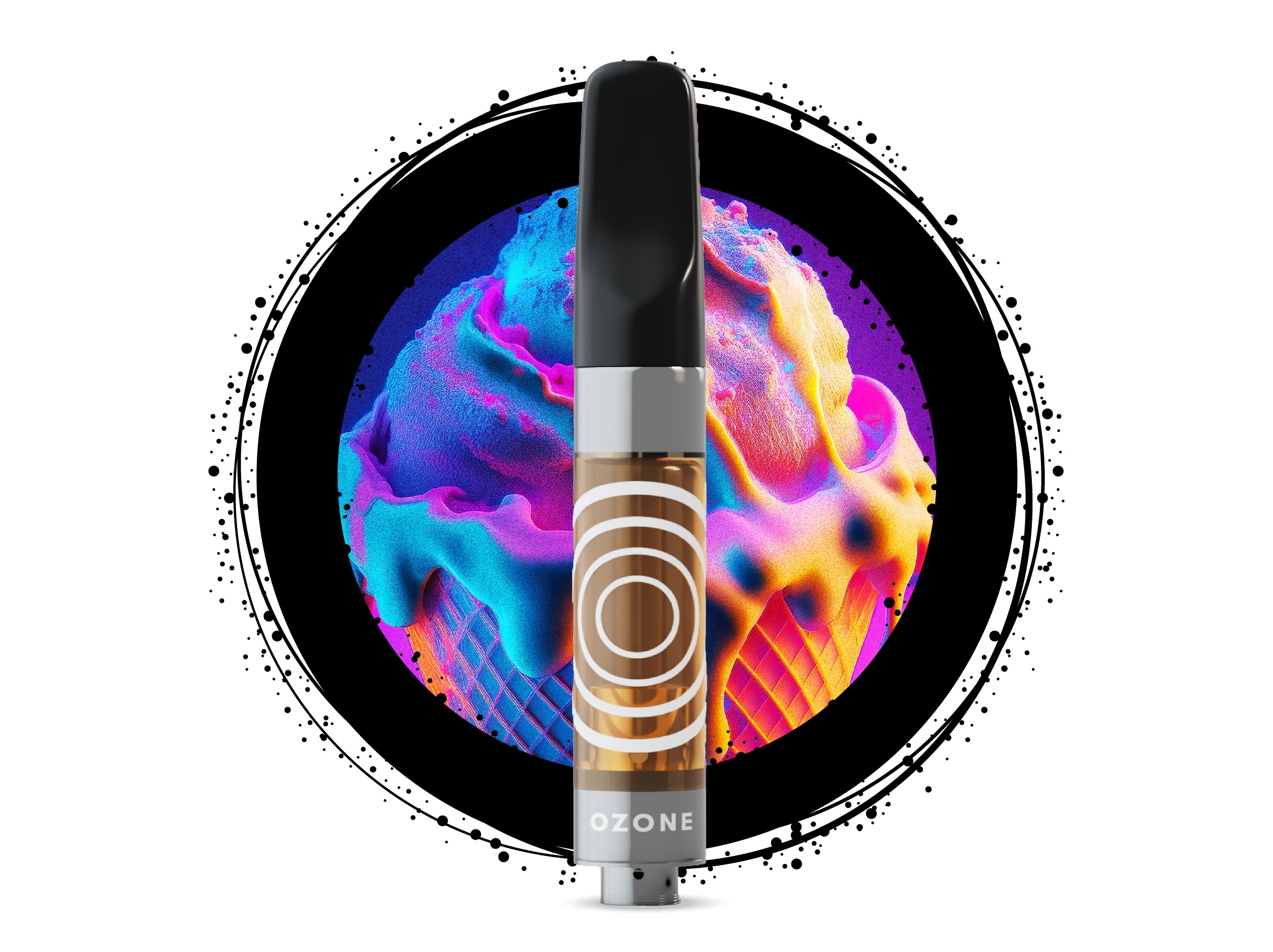 Photograph of product: Ozone | Distillate Cart | Sour Gelato | 1g