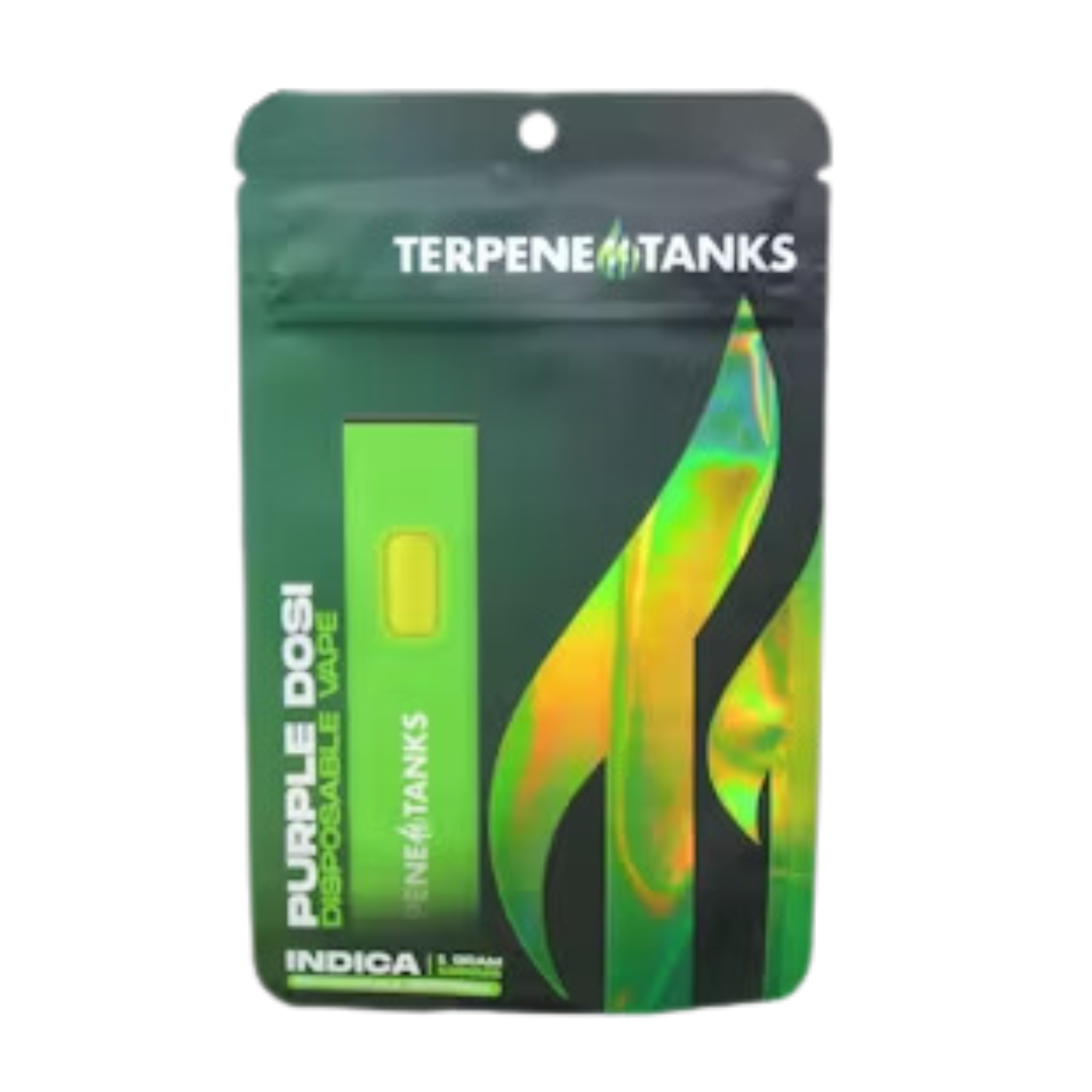 Photograph of product: Terpene Tank - AIO Vape - Purple Dosi