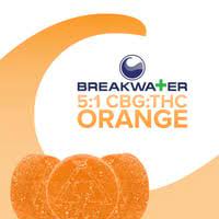 Photograph of product: 5:1 CBG:TH-oui Orange Soft Lozenge | 10pk