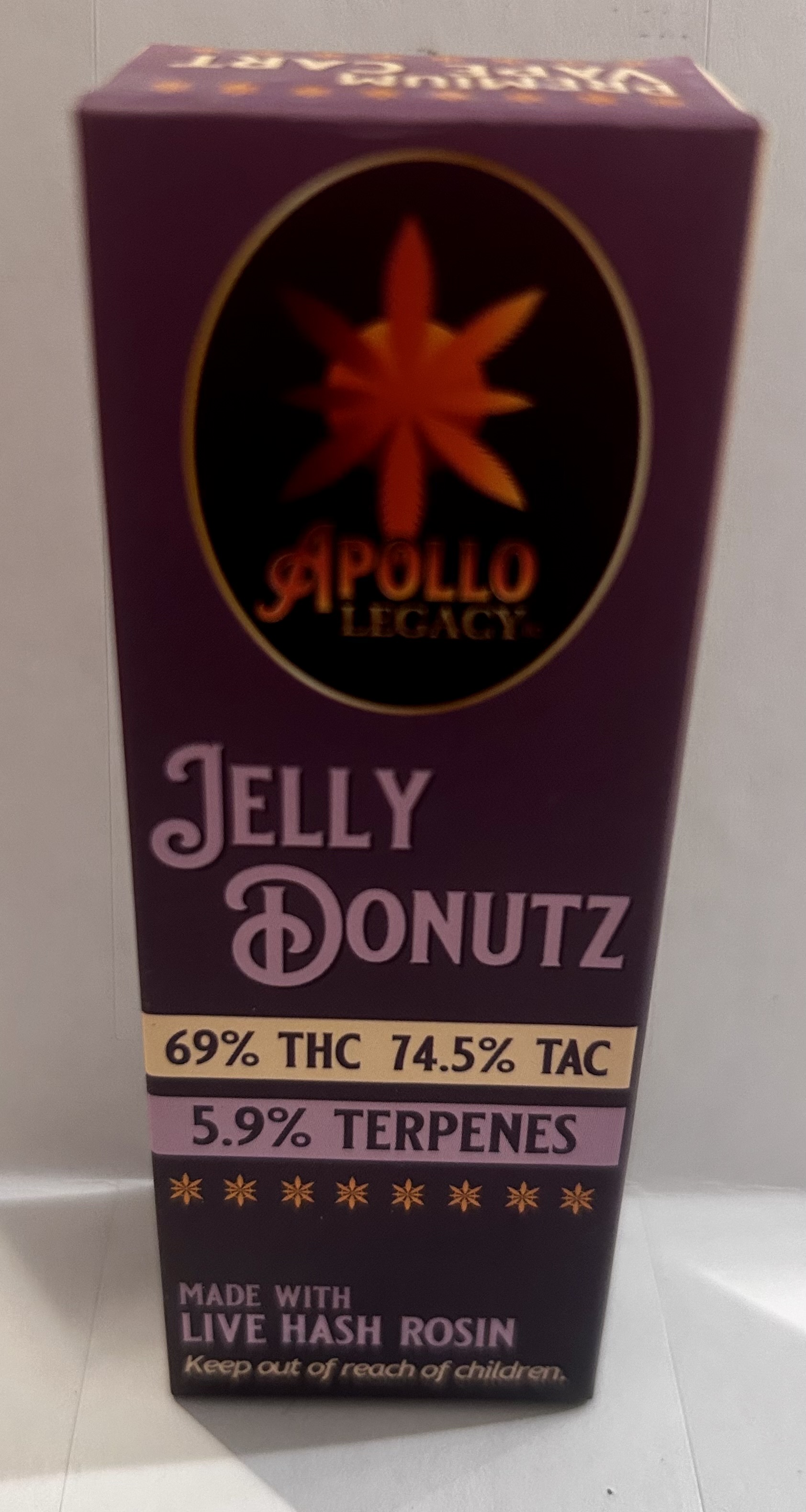 Photograph of product: Jelly Donutz Live au chocolat Rosin
