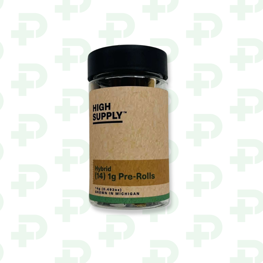 Photograph of product: High Supply Preroll 14 Pack - Hybrid - Jesters