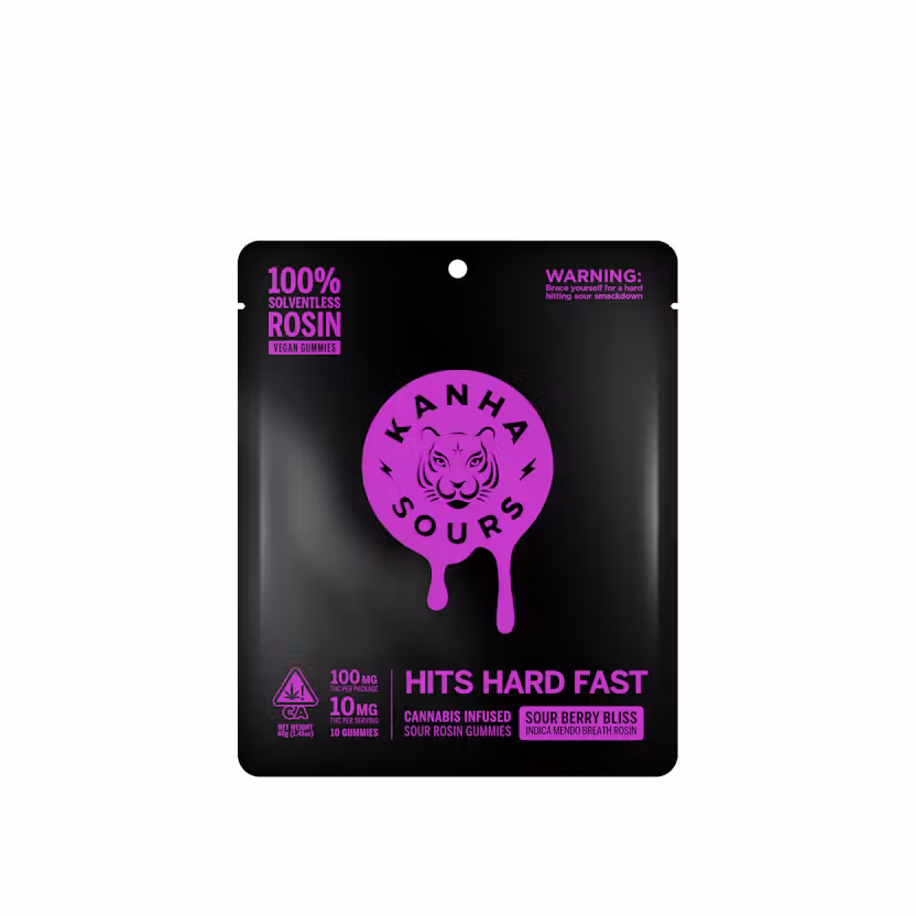 Photograph of product: Sour Berry Bliss | Rosin Gummies | 100mg