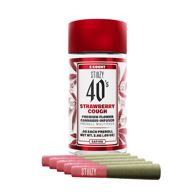 Photograph of product: Strawberry Cough Pre-Roll Pack - 2.5g