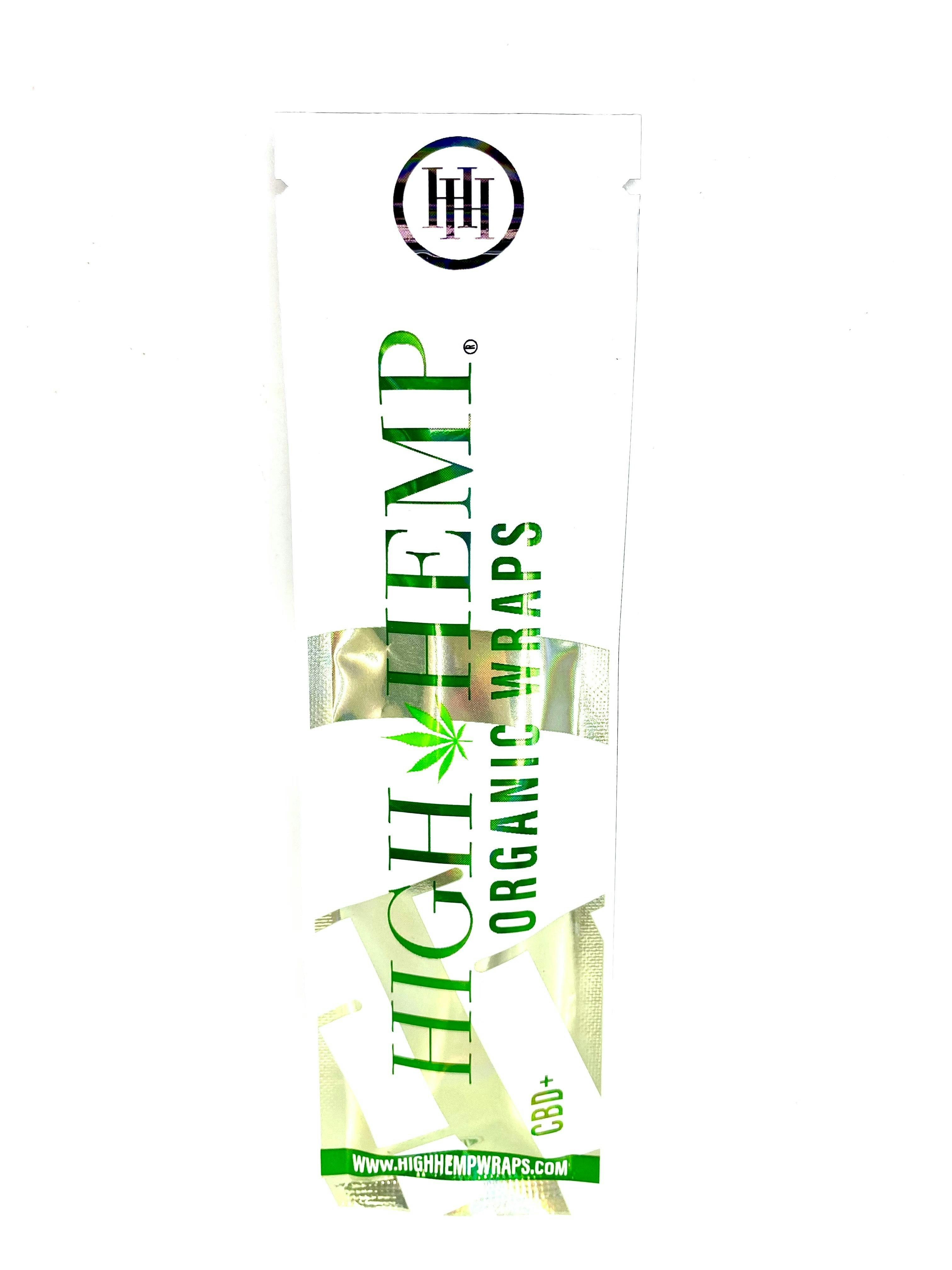 Photograph of product: High Hemp - Non flavored - Organic Hemp Wraps - 2pk