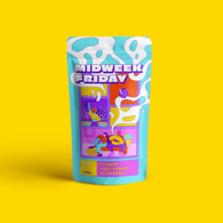 Photograph of product: Midweek Friday | Stella Blue Bulk Popcorn 1/4oz - Oui'd