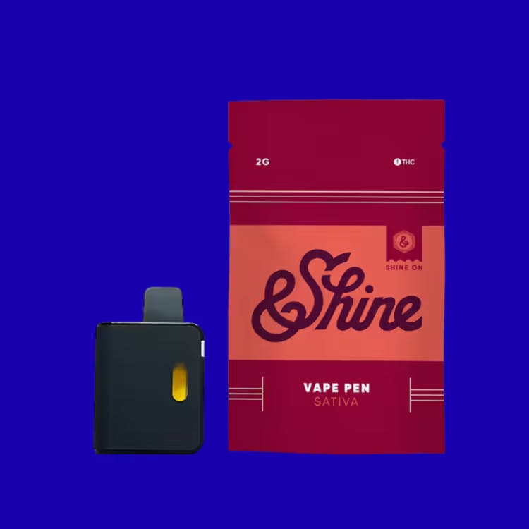 Photograph of product: &Shine | Super Sour Diesel | Disposable | 2g
