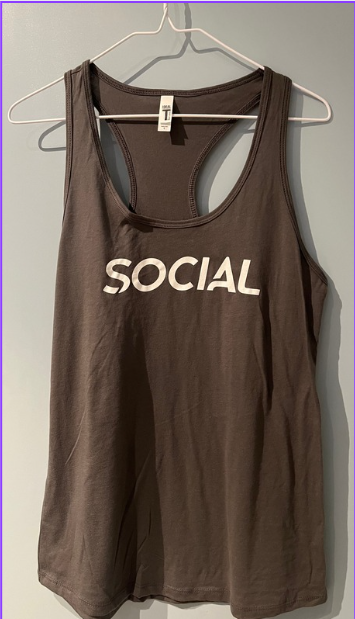 Photograph of product: Social Oui'd Tank Top - Gray - S
